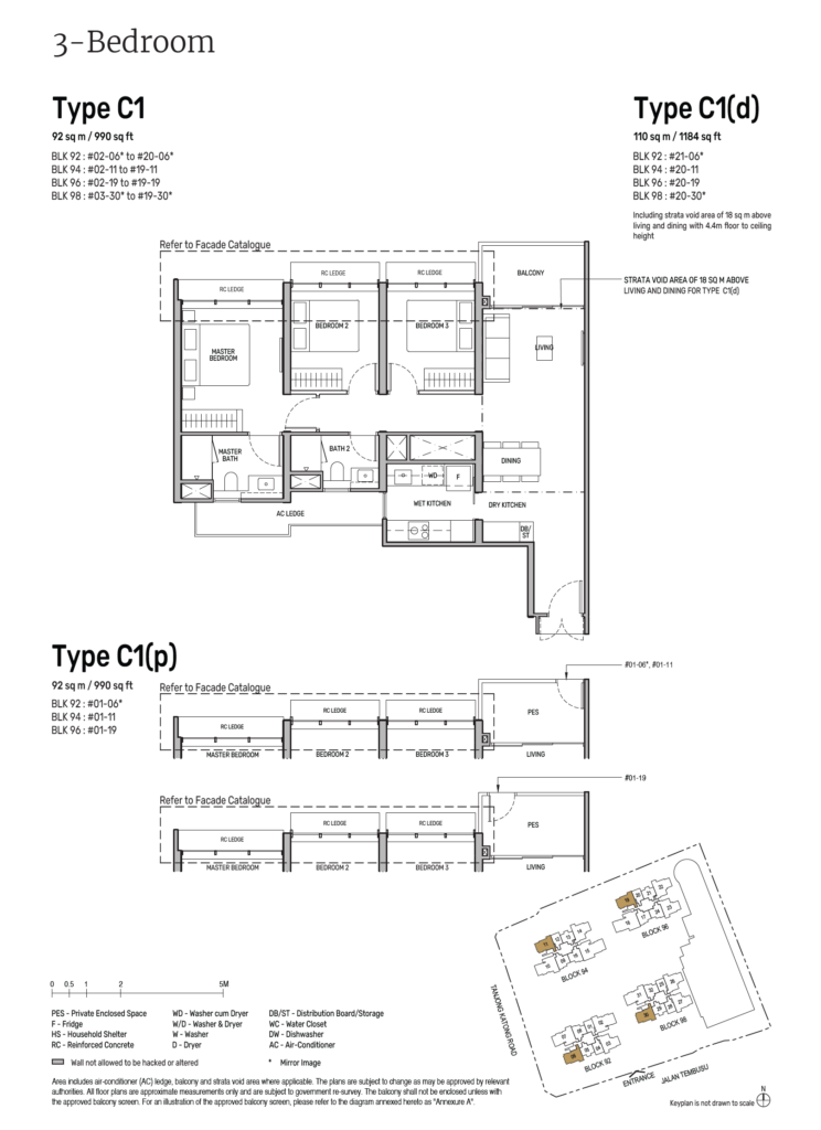 Tembusu Grand - 3 Bedroom